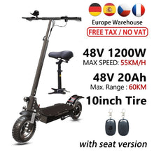 Load image into Gallery viewer, New 52V 2600W trotinette électrique puissante 75KM/H Fast overboard STOCK UE sans tax Dual Drive trottinette electrique skateboard